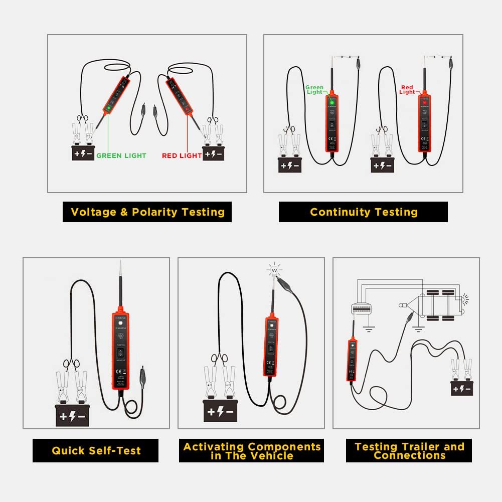 2025 New Arrival🔥-⏰6-24V DC Automotive Electrical System Tester