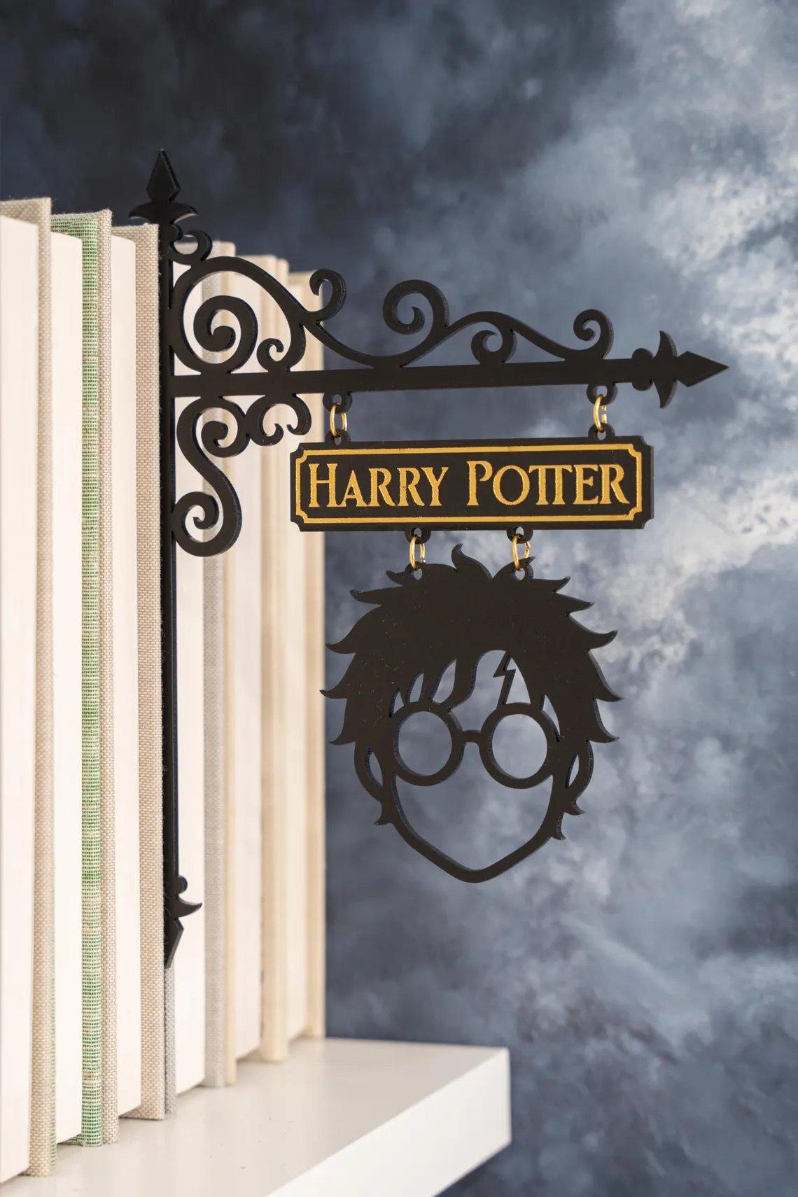 🔥LAST DAY 49% OFF-Handcrafted Bookshelf Dividers, Tavern Bookshelf Signs, Home Library Decor, Book Gift