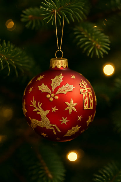 🎅12-Piece Premium Christmas Ornament Set