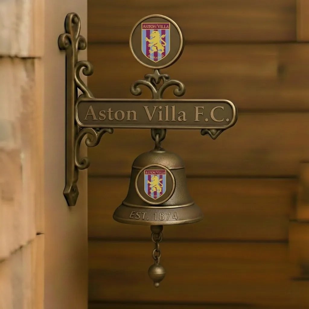 ⚽ Vintage Football Club Brass Bell