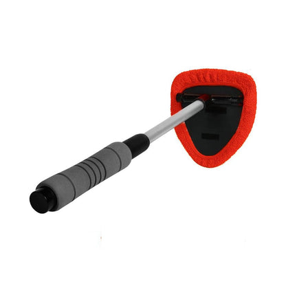 🔥🔥Microfiber Car Windshield Cleaning Tool with Extendable Handle