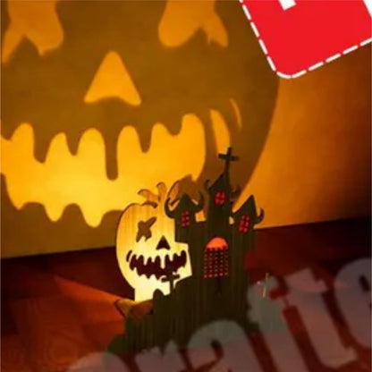🎃 Pumpkin Face Shadow Candle Holder 👻