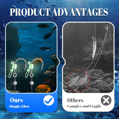 🐟Luminous Live Shrimp Hook Set for Fishing
