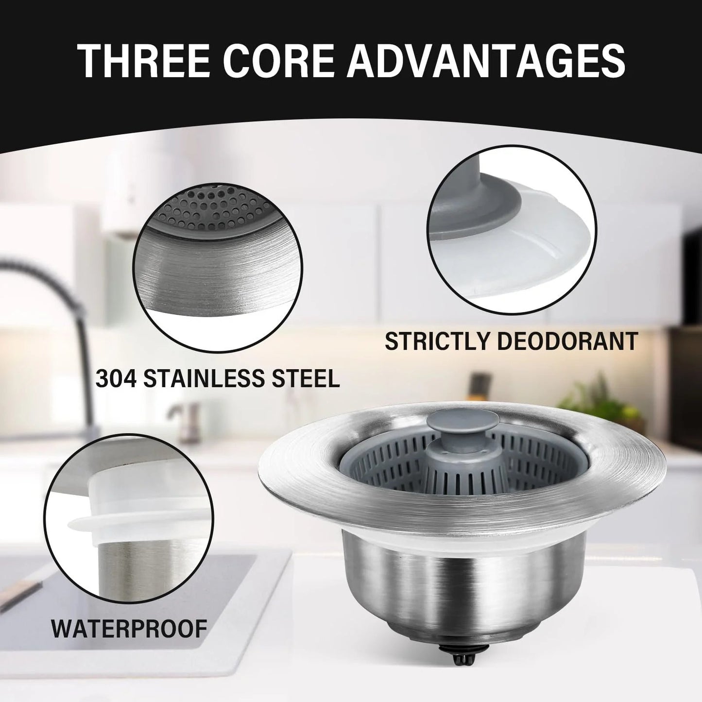 Bounce Core Drain Strainer – The Sink Saver Your Kitchen’s Been Waiting For | Bundle Offer