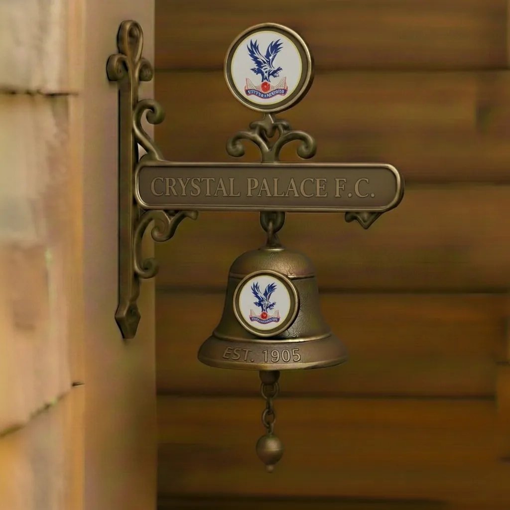 ⚽ Vintage Football Club Brass Bell