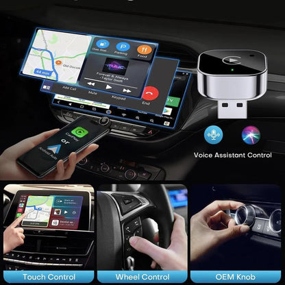 🚗 2025 Wireless CarPlay & Android Auto Adapter