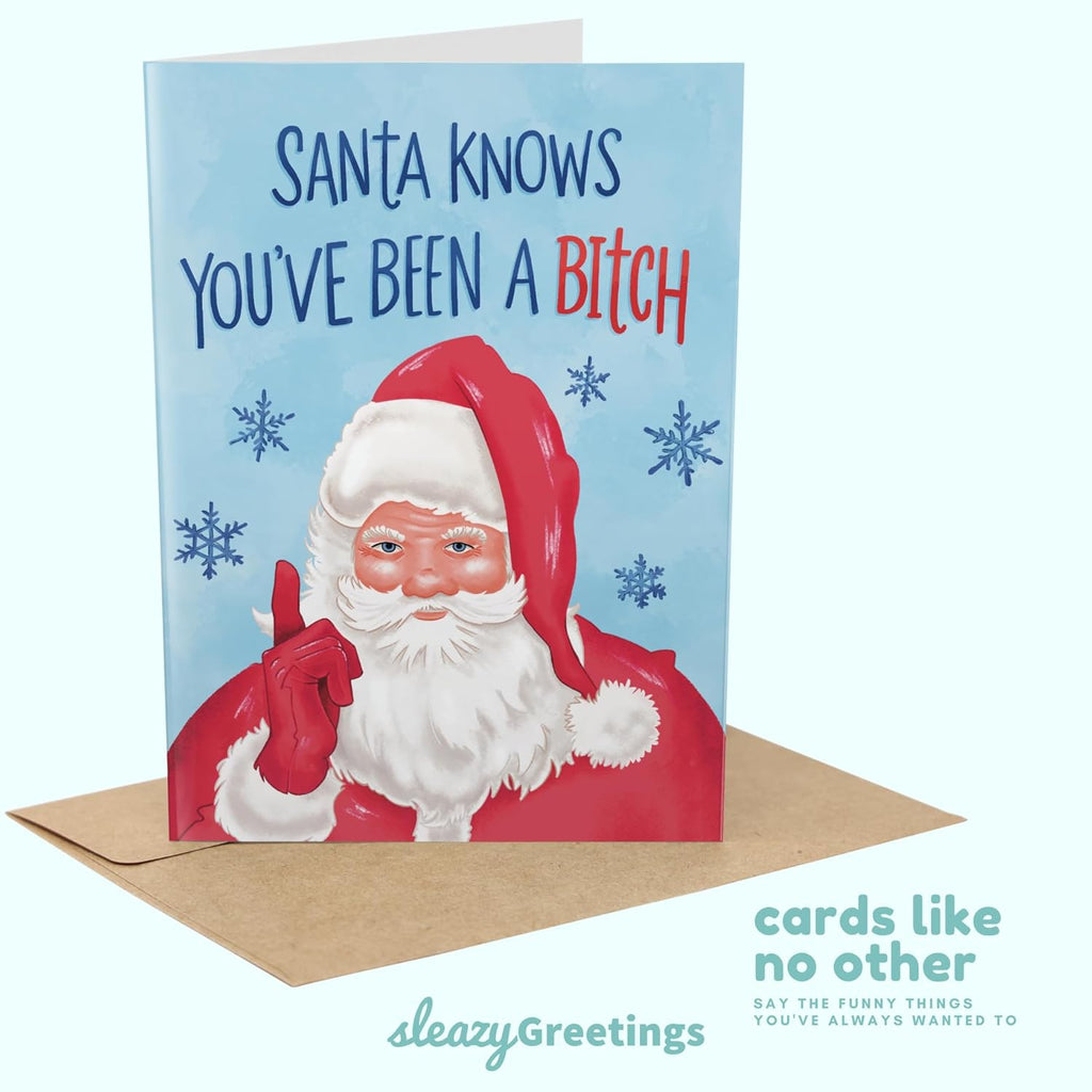 🎉Christmas Selection🎄Sleazy Greetings Rude Christmas Card for Adults