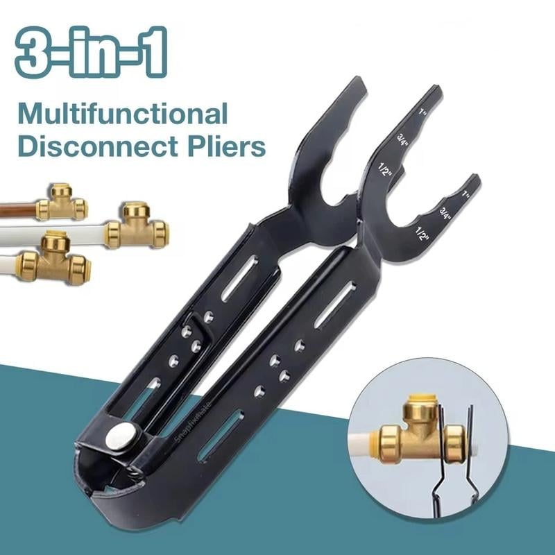🏆55K+ SOLD🔧Sizes 1/2", 3/4", 1" Disconnect Pliers - For Removing Brass Push-In, Push-In Connections