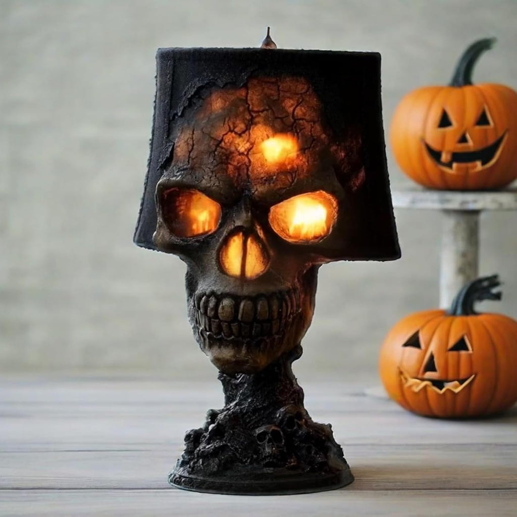 💀 Gothic Stone Skull Night Light