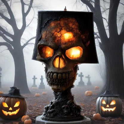 💀 Gothic Stone Skull Night Light