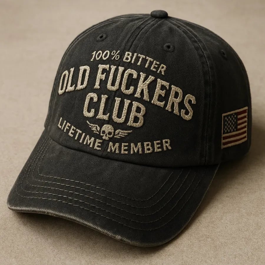 🔥⏰BUY 3 GET 1 FREE- “Old Fuckers Club“ - Vintage Baseball Cap