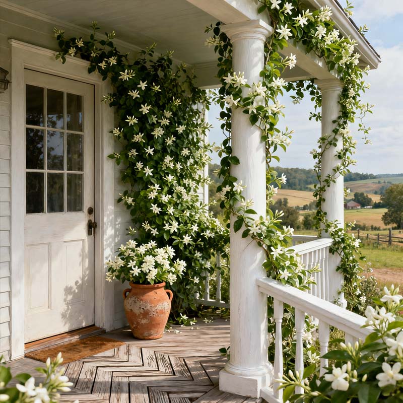 🏆55K+ SOLD! 🌿 Midnight Perfume Jasmine Seeds – Hardy, Year-Round Garden Beauty ✨🌸