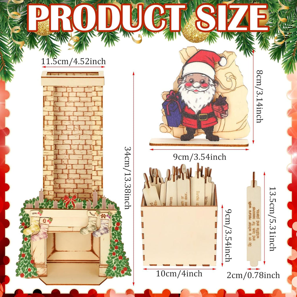 🎅Christmas Sale 49% OFF🏆 50K+ SOLD🎄2025 Santa Chimney Advent Calendar - Home Office Decoration Calendar