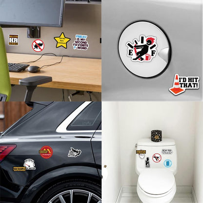 🔥2025 New Arrival 🔥 🎁Phase Three Prank Meme Graffiti Stickers, perfect for bumpers, hard hats, water bottles, etc... (130 pcs)