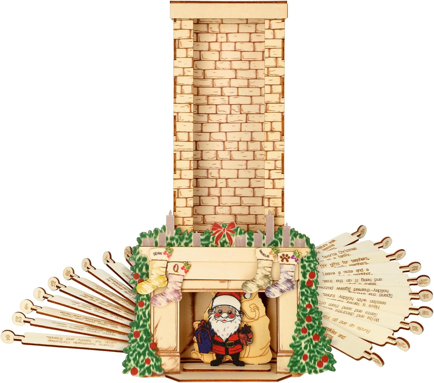 🎅Christmas Sale 49% OFF🏆 50K+ SOLD🎄2025 Santa Chimney Advent Calendar - Home Office Decoration Calendar