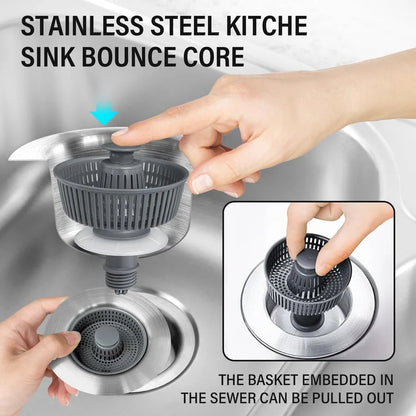 Bounce Core Drain Strainer – The Sink Saver Your Kitchen’s Been Waiting For | Bundle Offer