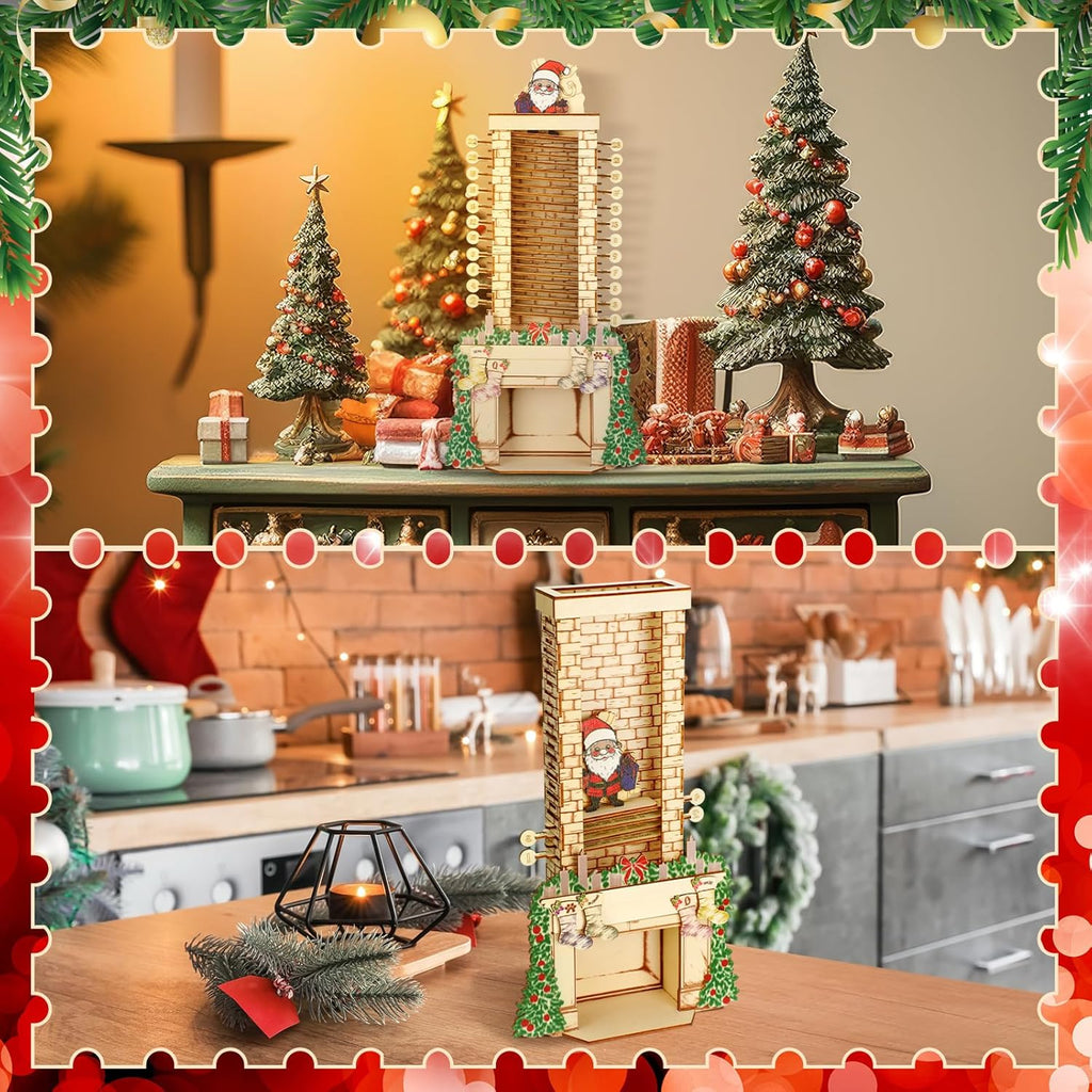 🎅Christmas Sale 49% OFF🏆 50K+ SOLD🎄2025 Santa Chimney Advent Calendar - Home Office Decoration Calendar