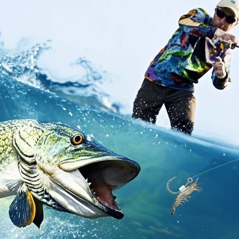 🐟Luminous Live Shrimp Hook Set for Fishing