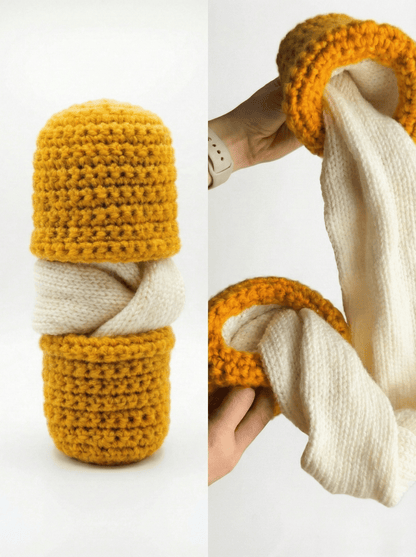 Mozzarella Stick Scarf - Fun & Warm Winter Gift