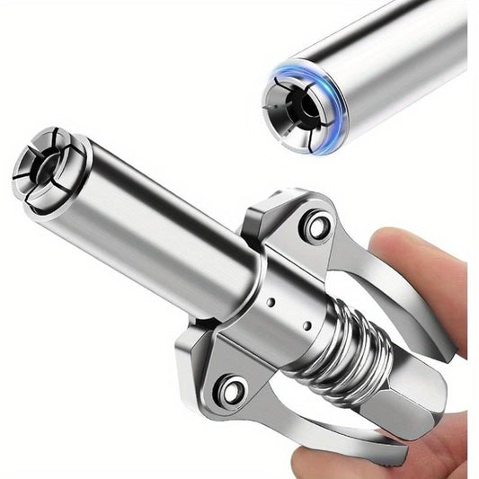 🔥2025 New Arrival🔥Leaking-proof Grease Tools Coupler, 12000PSI High Pressure Lubricating Oil Nozzle Accessory Compatible with 0.32 Cm Npt Lubricating Oil Nozzle