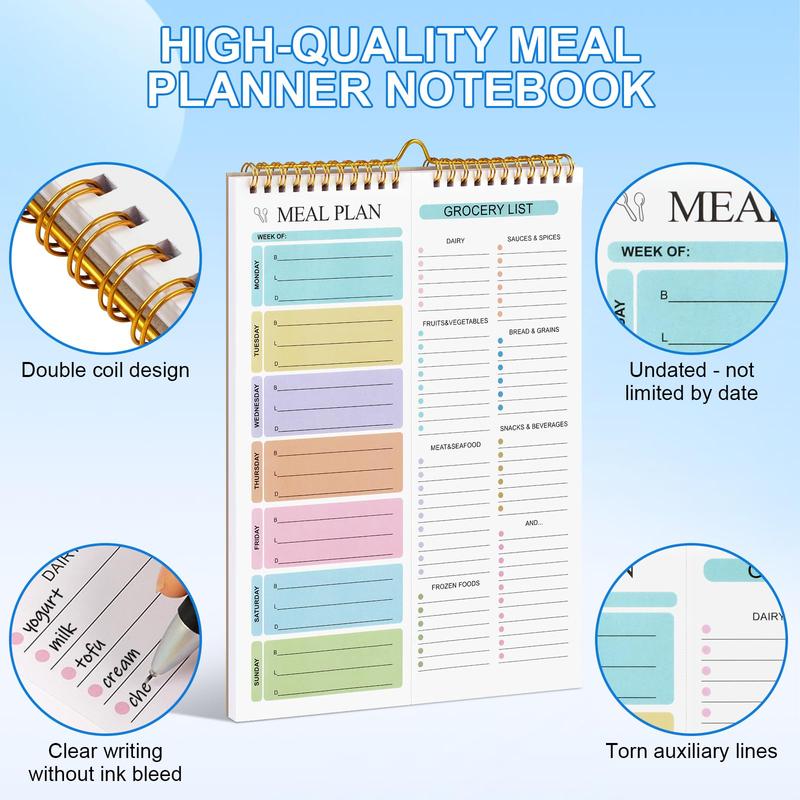 🔥Mom's Gift 49% OFF🎁Weekly Meal Planner Notebook