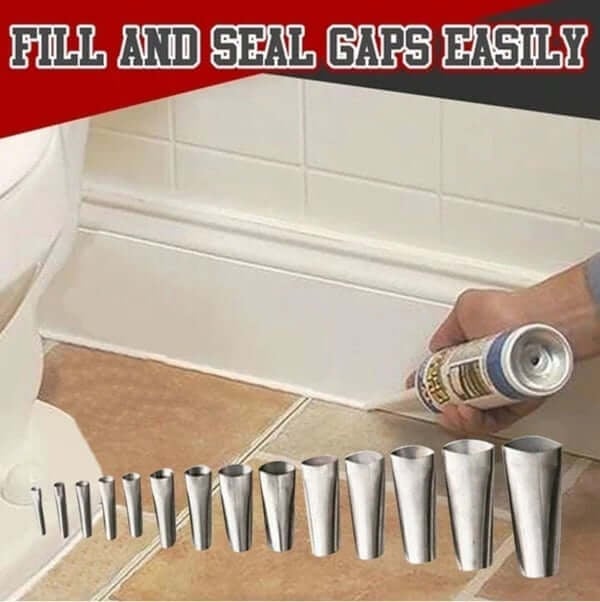 🔥Reusable Caulking Nozzle Applicator Finishing Tool(One set of 14 pieces)