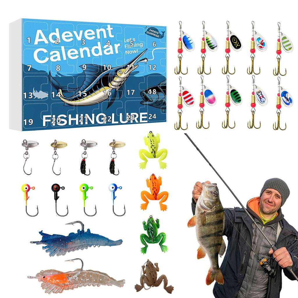 🎣Advent Calendar 2025 Fishing Lure Countdown Calendar