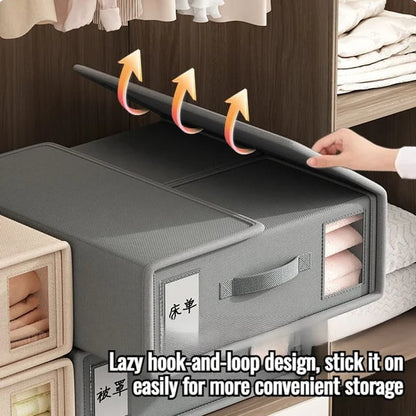 🔥2025 New Arrival 🔥Folding clothing storage box drawer organizer fourpiece bedding storage